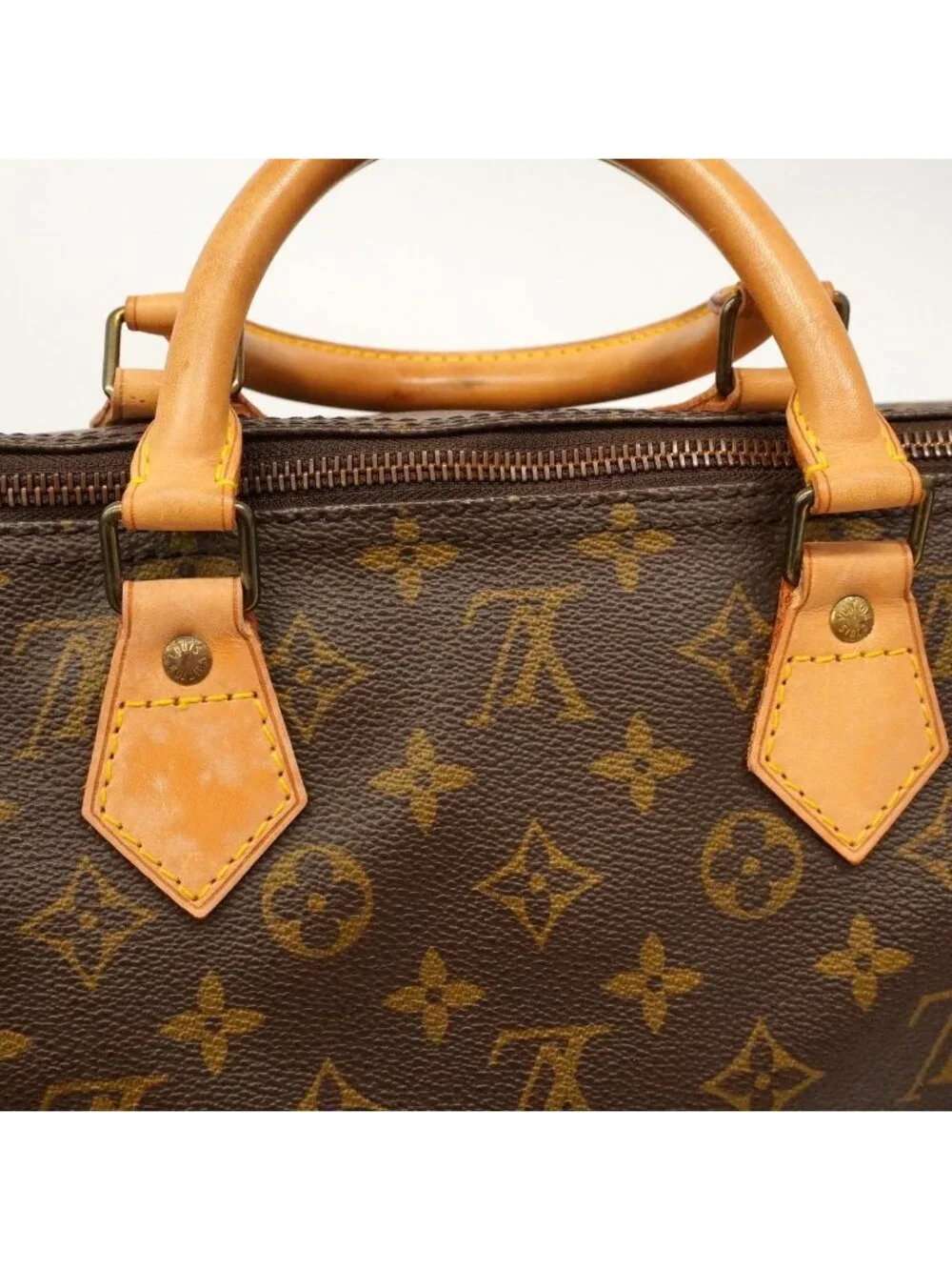 Louis Vuitton Monogram Speedy 40 Brown Handbag
